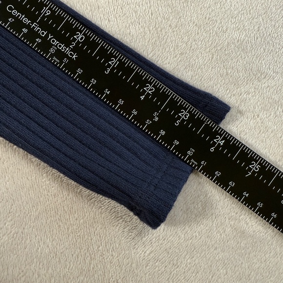Reformation Dress Womens Small Navy Agatha Knit Ribbed Long Sleeve Button Front - Picture 11 of 11